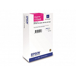 T7563 14 ml L-size magenta original ink cartridge for WorkForce Pro WF-8090. WF-8590