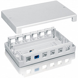 12-Port Keystone Jack Surface
