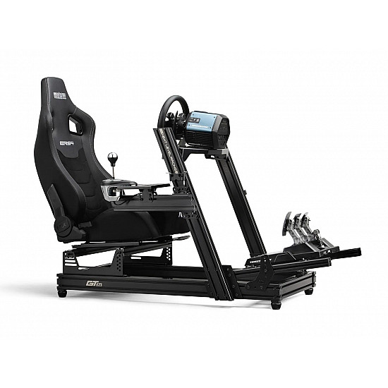 Next Level Racing PU Leather and Suede Reclining Seat ERS4 Elite PU Leather & Suede Edition Black