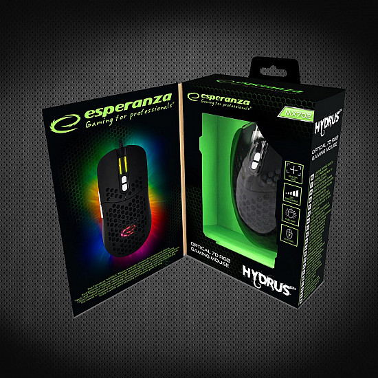 Esperanza EGM702 mouse Right-hand USB Optical 7200 DPI