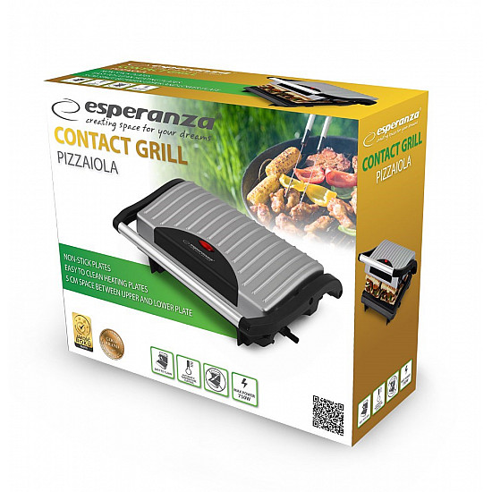 Pizzaiola Electric Grill EKG005 stand-alone 750W Color inox