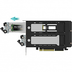 ExpressSlot Elite MB842MP-B, Schnittstellenkarte schwarz/silber