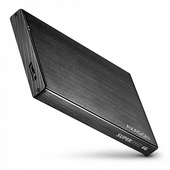 AXAGON A compact aluminum USB 3.2 Gen 1 - SATA 6G external box designed for 2.5