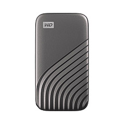 External SSD WESTERN DIGITAL My Passport 1TB USB-C Write speed 1000 MBytes/sec Read speed 1050 MBytes/sec WDBAGF0010BGY-WESN