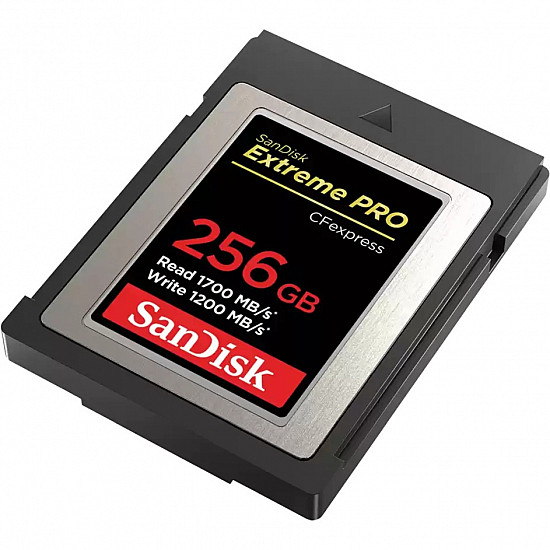 SanDisk Extreme PRO CFexpress Card Type B, 512GB, 1700MB/s Read, 1200MB/s Write