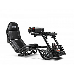 Next Level Racing Steel Racing Simulator Cockpit F-GT Pro Formula and GT Black Edition Black