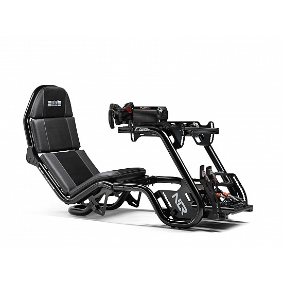 Next Level Racing Steel Racing Simulator Cockpit F-GT Pro Formula and GT Black Edition Black