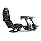 Next Level Racing Steel Racing Simulator Cockpit F-GT Pro Formula and GT Black Edition Black