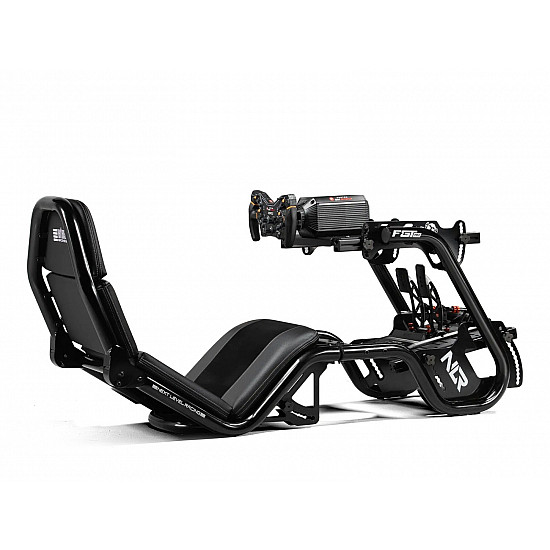 Next Level Racing Steel Racing Simulator Cockpit F-GT Pro Formula and GT Black Edition Black