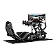 Next Level Racing Steel Racing Simulator Cockpit F-GT Pro Formula and GT Black Edition Black