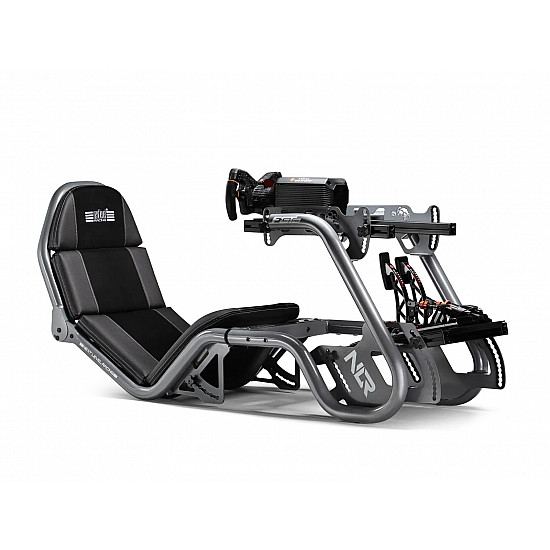 Next Level Racing Steel Racing Simulator Cockpit F-GT Pro Formula and GT Grey Edition Grey