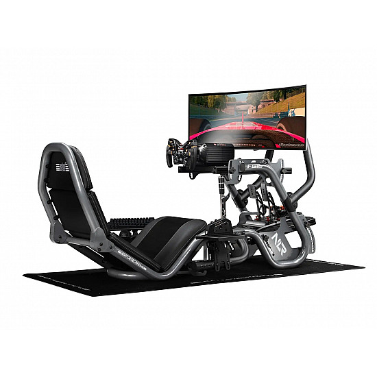Next Level Racing Steel Racing Simulator Cockpit F-GT Pro Formula and GT Grey Edition Grey