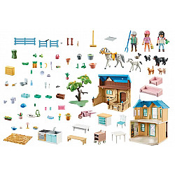 Zestaw z figurkami Horses 71351 Ranczo Waterfall