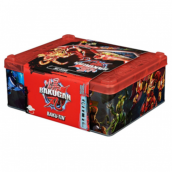 Bakugan Baku-tin with Special Attack Mantid, Customizable, Spinning Action Figure and Toy Storage, Kids Toys for Boys and Girls 6 and up