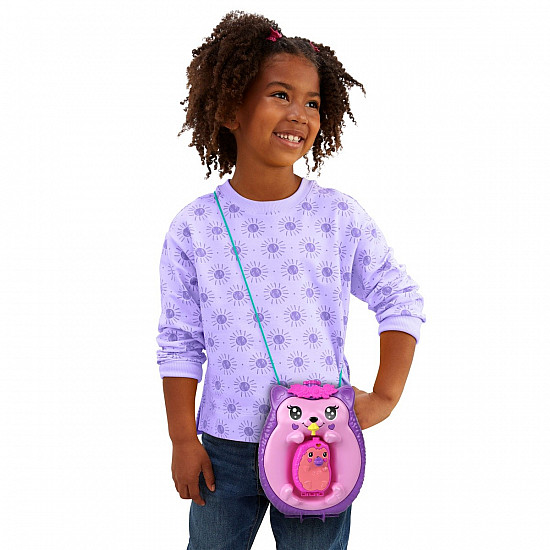 Figures set Polly Pocket Compact bag The hedgehog family