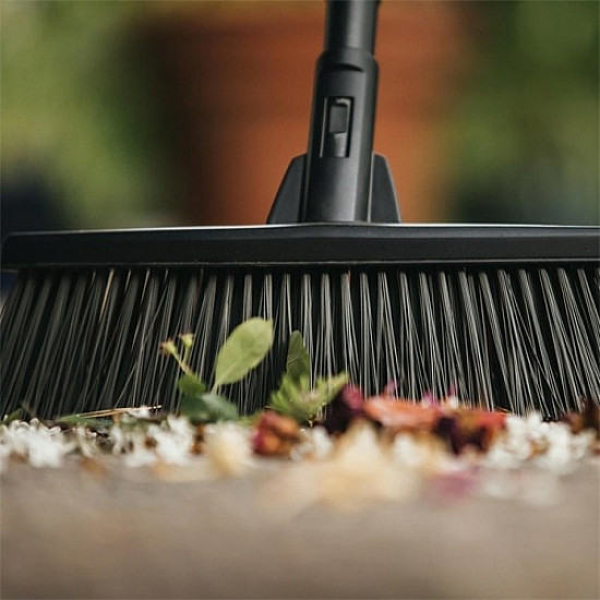 Solid Allzweckbesen M schwarz/orange, 38cm