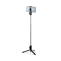 Fixed | Selfie stick With Tripod Snap Lite | No | Bluetooth | Black | 56 cm | Aluminum alloy | Fits: Phones from 50 to 90 mm width; Bluetooth trigger range: 10 m; Selfie stick load capacity: 1000 g; Removable Bluetooth remote trigger with replaceable battery | 155 g | No