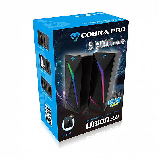 GAMING SPEAKERS 2.0 COB RA PRO URION MT3172