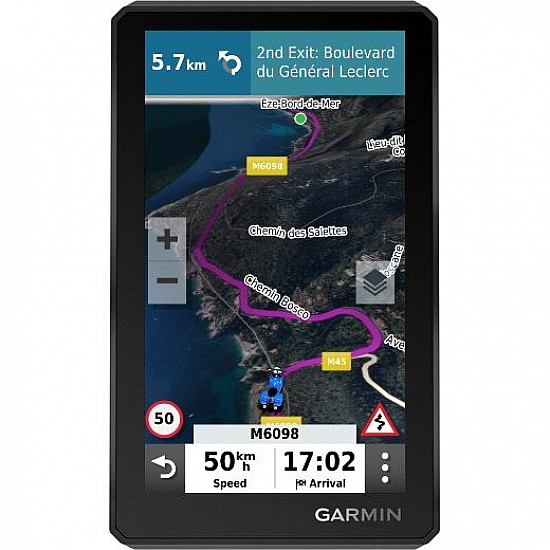 Garmin zūmo XT navigator Handheld 14 cm (5.5) TFT Touchscreen 262 g Black