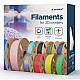 Filament drukarki 3D PLA/1.75mm/brązowy
