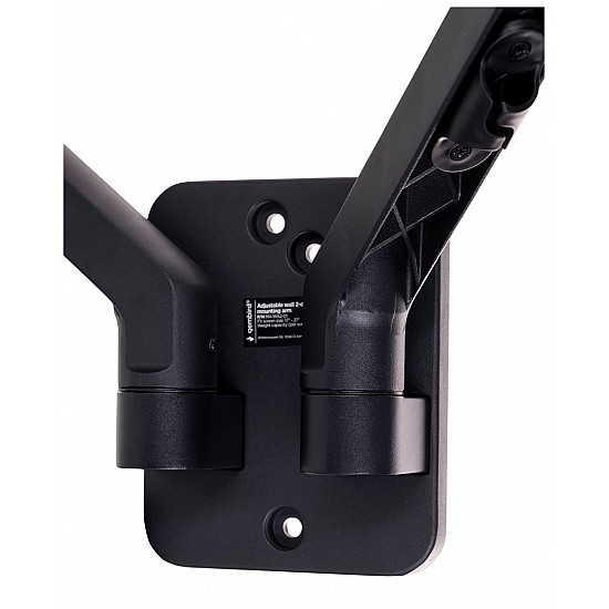 ADJUSTABLE FRAME FOR 2 MONITORS TO BE MOUNTED ON A WALL 17-27 100X100MM UP TO 7 KG