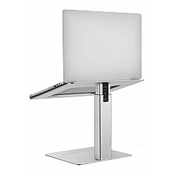 15.6-inch notebook stand with height adjustment, silver