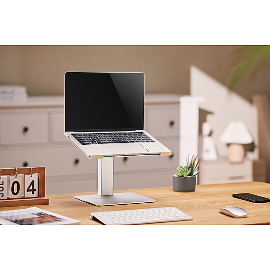 15.6-inch notebook stand with height adjustment, silver