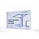 15.6-inch notebook stand with height adjustment, silver