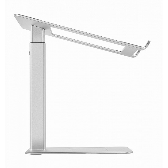 15.6-inch notebook stand with height adjustment, silver