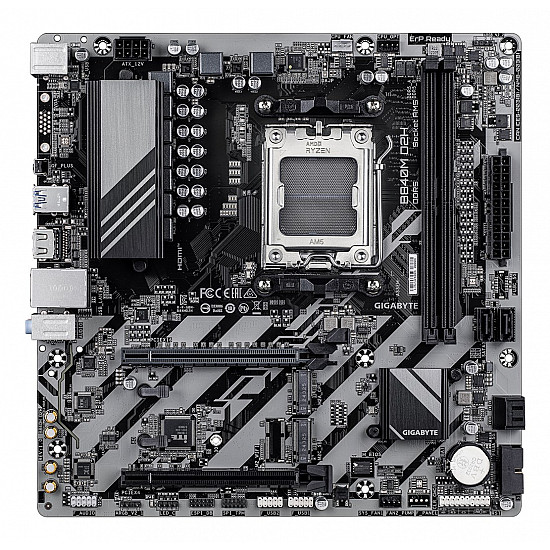 Gigabyte B840M D2H pagrindinė plokštė su DDR5, PCIe 4.0 mATX 2025