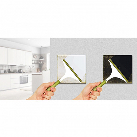 Touch-sensitive light switch MACLEAN Energy MCE702W single, glass, with round button White