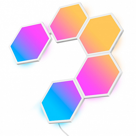 Glide Hexa Light Panels 5er-Pack, LED-Leuchte