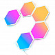 Glide Hexa Light Panels 5er-Pack, LED-Leuchte