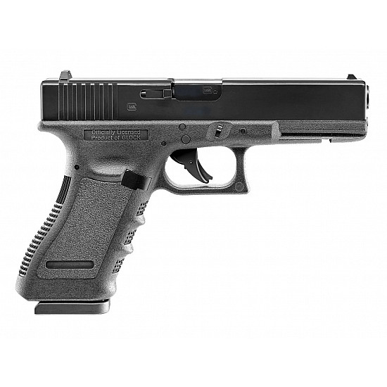 GLOCK 17 4.5 BB/Diabolo 4x8-shot air pistol. BlowBack CO2