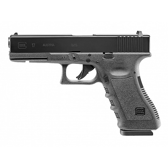 GLOCK 17 4.5 BB/Diabolo 4x8-shot air pistol. BlowBack CO2