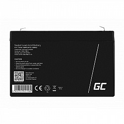 Green Cell AGM12 industrial rechargeable battery Sealed Lead Acid (VRLA) 7000 mAh 6 V