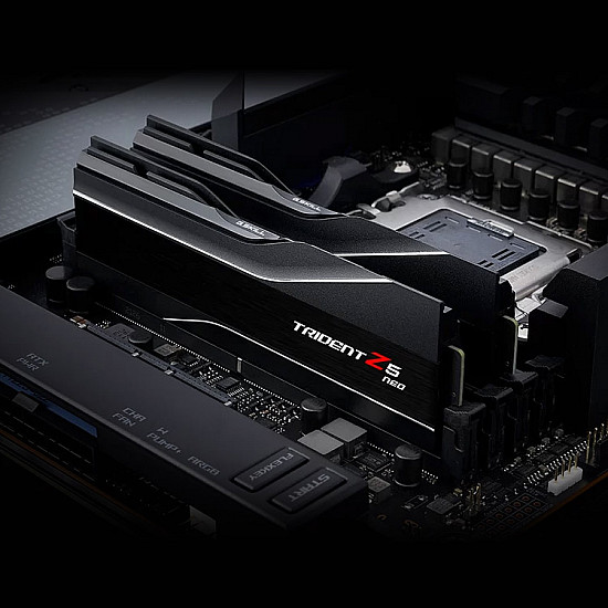 G.Skill Trident Z5 Neo, DDR5-5600, CL28, AMD EXPO - 32 GB Dual-Kit, Schwarz G.Skill Trident Z5 Neo, DDR5-5600, CL28, AMD EXPO - 32 GB Dual-Kit, Schwarz