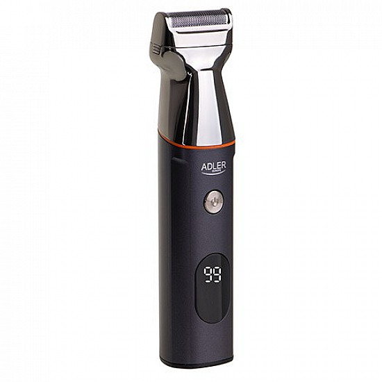 Adler 5in1 Men’s Grooming Kit AD 2946 Cordless Number of length steps 4 Black/Stainless Steel