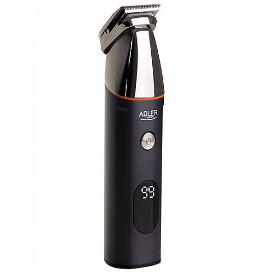 Adler 5in1 Men’s Grooming Kit AD 2946 Cordless Number of length steps 4 Black/Stainless Steel