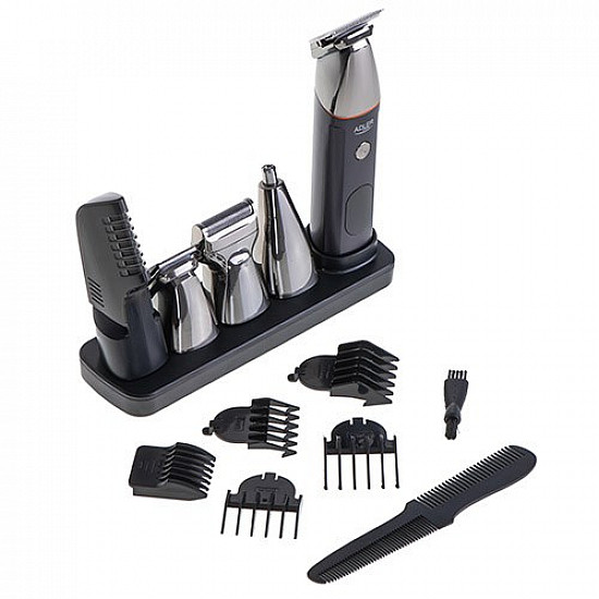 Adler 5in1 Men’s Grooming Kit AD 2946 Cordless Number of length steps 4 Black/Stainless Steel