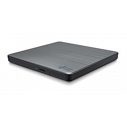 GP60NS60 SLIM, externer DVD-Brenner silber, extern, USB 2.0, 5,25, Retail