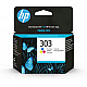 303 Cyan-Magenta-Yellow Original printer cartridge, standard yield, ink base, 4 ml, 16