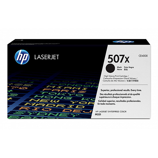 HP Toner 507X black HV LaserJet Enterprise 500 color M551n 11000 Seiten