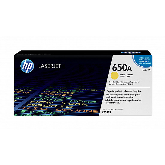HP original Color LaserJet CE272A Toner cartridge yellow standard capacity 15.000 pages 1-pack