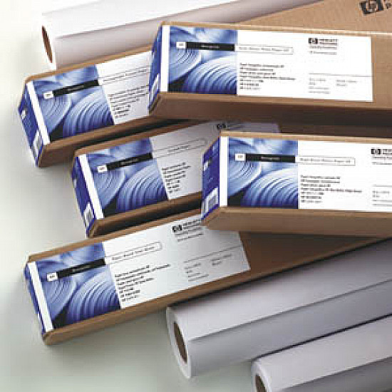 HP Bright White Inkjet Paper Papir (91,4 cm x 45,7 m) 1rulle(r) C6036A