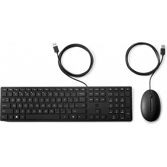 HP Desktop 320MK Tastatur-und-Maus-Set TastaturundMausSet QWERTY (9SR36AA#ABB)