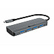 6 in 1 docking station, 1x HDMI 4K60Hz, 4x USB Type-A 5 Gbits (IB-DK4022a-CPD)