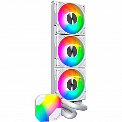 Montech Hyper Flow ARGB AIO Water Cooler, white - 360 mm