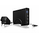 Obudowa IB-382H-C31 2,5/3,5 HDD z wbudowanym HUB 1xUSB-C, 2xUSB -A, 12V2A