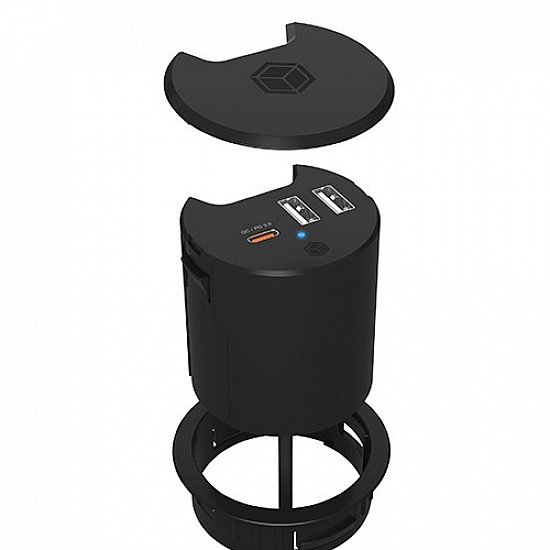 Desktop charger for with Power Delivery Quick Charge